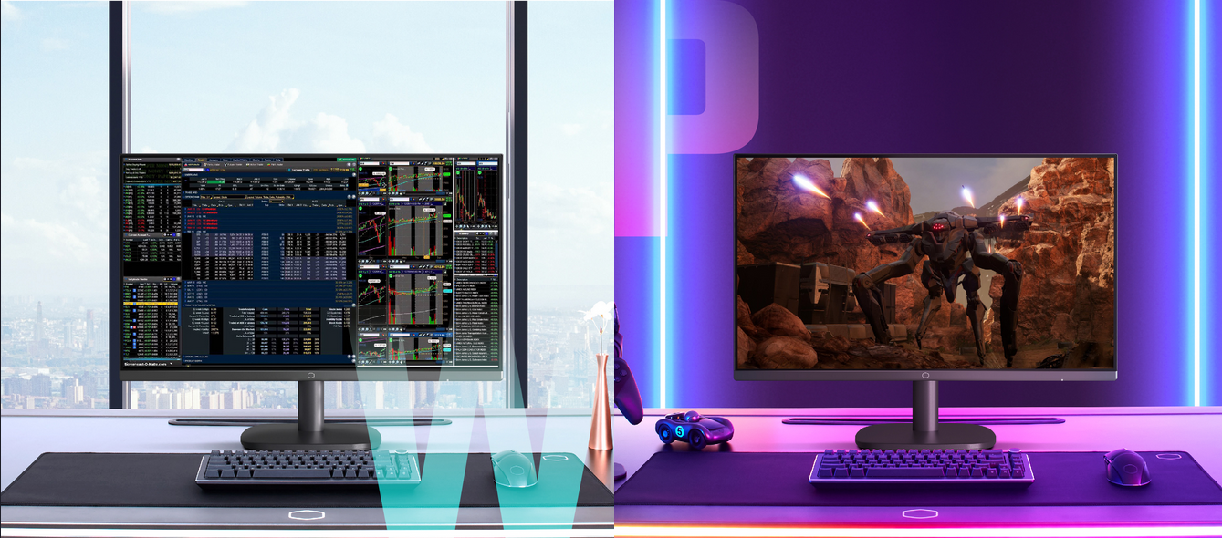 Монитор Cooler Master GA241, 23.8" (60.45cm), VA панел, 100Hz, Full HD, 1ms, 4000:1, 250cd/m2, HDMI, VGA - характеристика 4