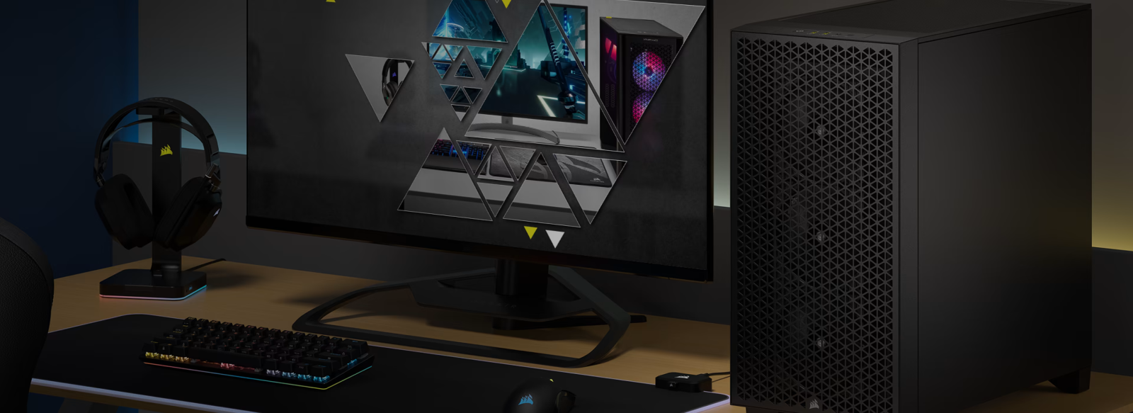 Кутия Corsair 3000D Airflow, ATX, 2x USB 3.2 Gen 1 Type-A, прозорец, бяла, без захранване - характеристика 1