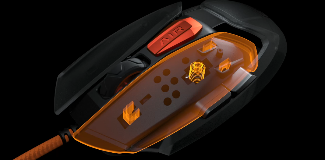 Мишка Cougar Gaming Airblader Tournament, оптична (20 000dpi), USB, черна, гейминг, 6 програмируеми бутона, PixArt PAW3399 сензор - характеристика 3