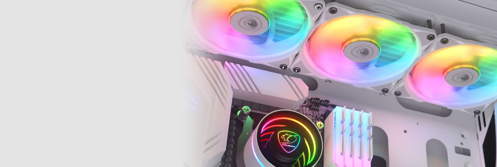 Водно охлаждане за процесор Cougar Poseidon Elite ARGB 360, съвместимост със сокети Intel LGA1851/1700/115x/1200/1366 & AMD AM5/AM4//АМ3/FM2/FM1 - характеристика 5