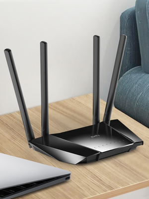 Рутер Cudy LT400, 4G, 300Mbps, 2.4GHz, Wireless N, 3x 10/100 LAN, 1x 10/100 WAN, 4x външни антени - характеристика 2