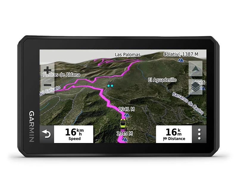 Навигация Garmin Tread (010-02406-10), 5.5" (13.9 cm) дисплей, GPS, Wi-Fi, Bluetooth, 32GB вградена памет, до 6 часа време за работа, microSD слот до 256GB, IPX7, карти на Европа, Африка, Близкия изток, Северна, Южна Америка, Австралия, Нова Зеландия - характеристика 6