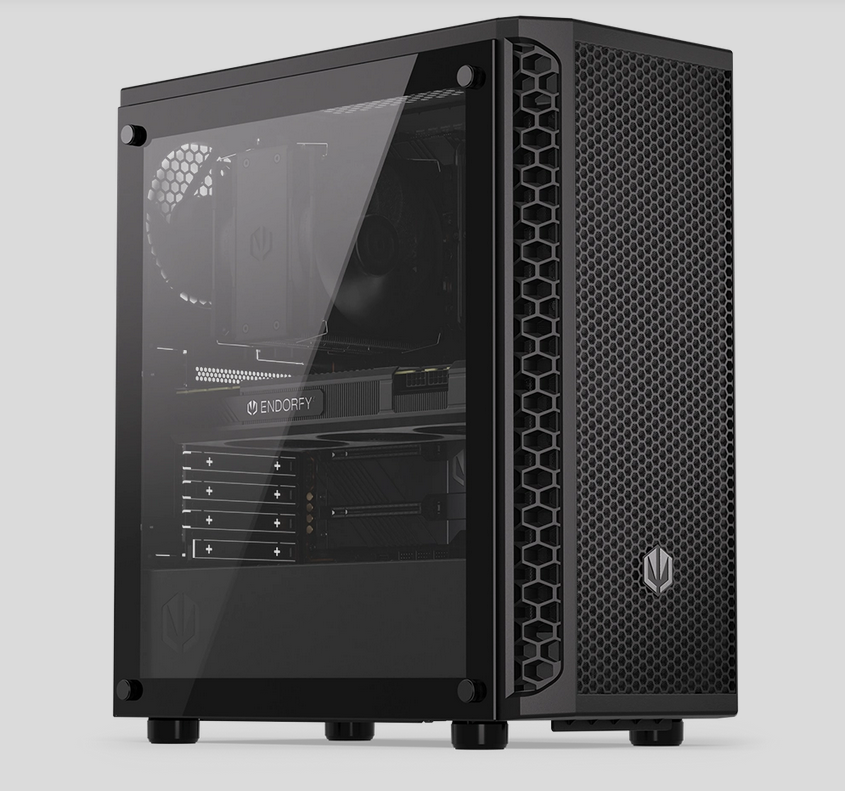 Кутия Endorfy Signum 300 Air, ATX/microATX/mini-ITX, 2x USB, с прозорец, 4x Stratus 120 PWM вентилатора, черна, без захранване - характеристика 1