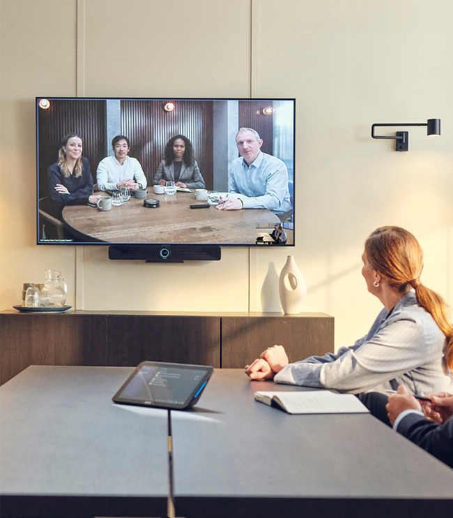 Конферентна камера в комплект с таблет и стойка за стена Epos EXPAND Vision 5 Bundle, 4K, черна - характеристика 2