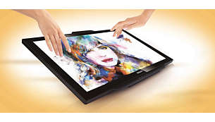Монитор Philips 222B9T, (222B9T/00), 21.5" (54.61 cm) TN сензорен панел, Full HD, 2 ms, 50 000 000:1, 250cd/m2, Display Port, HDMI, DVI-D, VGA, 2 x USB 3.1 - характеристика 1