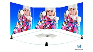 Тъч Монитор Philips 222B1TFL/00, 21.5" (54.61 cm) IPS панел, 75Hz, Full HD, 4ms, 50M:1, 400 cd/m2, DisplayPort, HDMI, DVI, VGA - характеристика 4