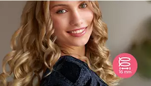 Маша за коса Philips StyleCare Essential BHB862/00, керамично покритие, индикатор за готовност, черна, 6бр. - характеристика 1