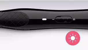 Маша за коса Philips StyleCare Essential BHB862/00, керамично покритие, индикатор за готовност, черна, 6бр. - характеристика 4