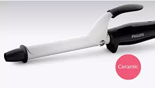 Маша за коса Philips StyleCare Essential BHB862/00, керамично покритие, индикатор за готовност, черна, 6бр. - характеристика 2