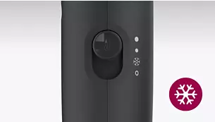 Сешоар Philips 3000 Series BHD302/30, 1600W, 3 степени за загряване и скорост, настройка ThermoProtect, 2 приставки, черен - характеристика 4