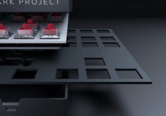 Клавиатура FSHolding Dark Project KD87A, механична, оптичен Red Switch, гейминг, високопрофилни бутони, RGB подсветка, черна, USB - характеристика 6
