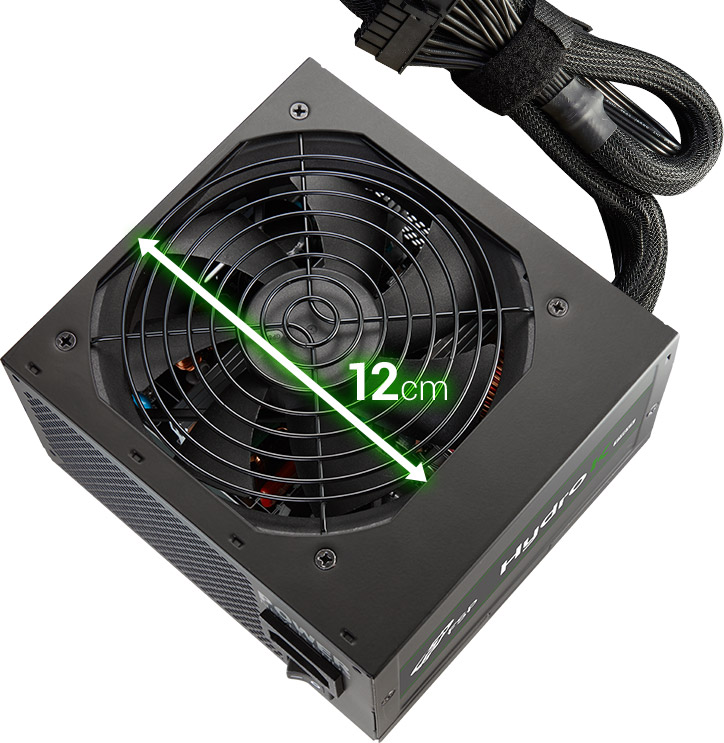 Захранване Fortron Hydro K Pro, 600W, Active PFC, 80 PLUS Bronze, 120mm вентилатор - характеристика 2