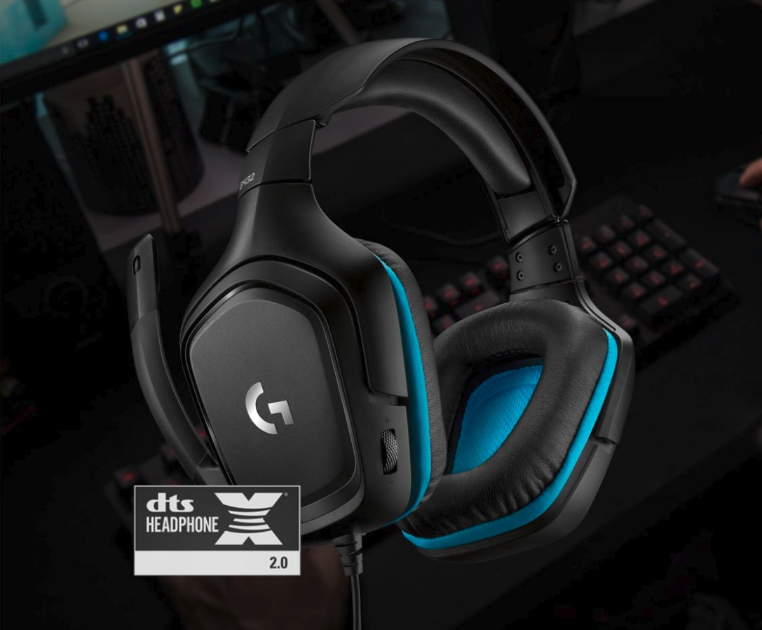 Слушалки Logitech G432, микрофон, гейминг, 7.1 Surround Sound, черни - характеристика 3