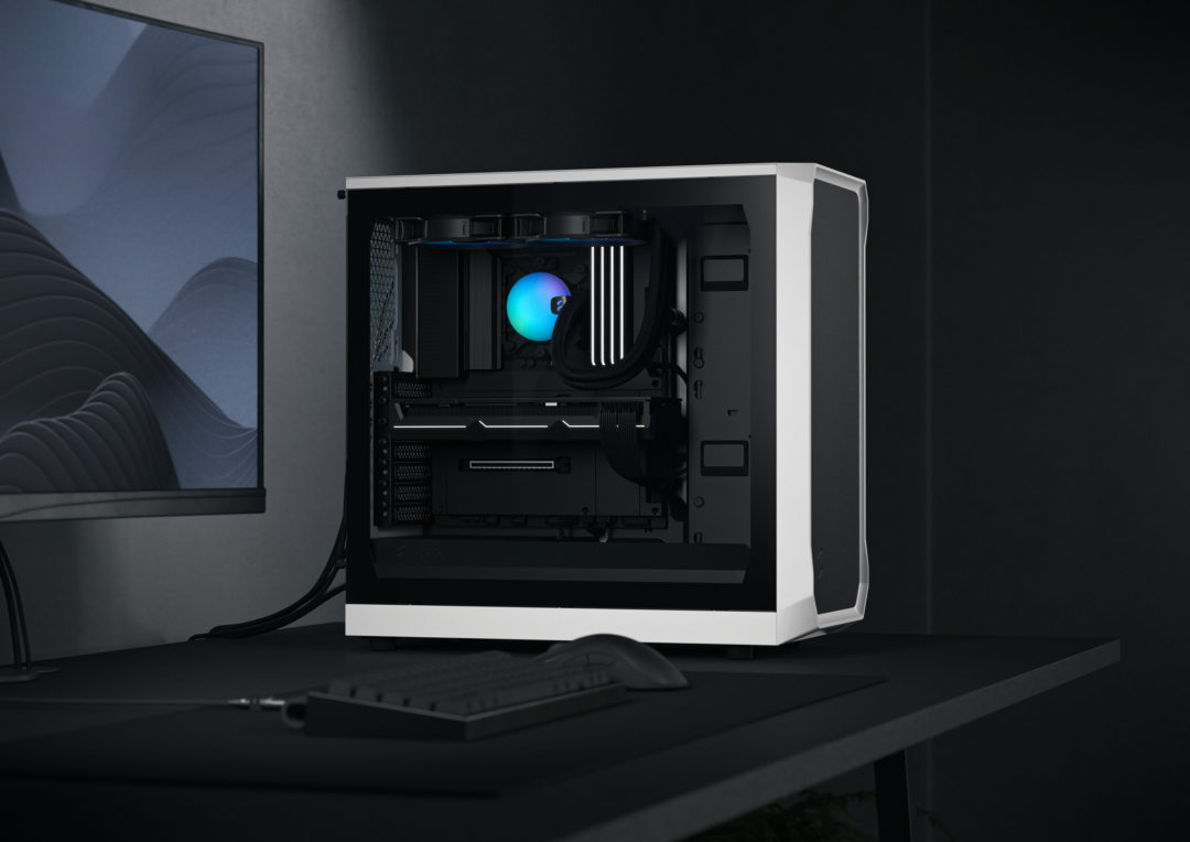 Кутия Fractal Design Focus 2 Black TG, ATX/mATX/mITX, прозорец, черна, без захранване - характеристика 1