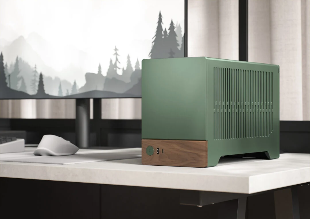 Кутия Fractal Design Terra Silver, Mini-ITX, 1x USB 3.2 Gen 2 Type-C, 1x USB 3.0, сребриста, без захванване - характеристика 2