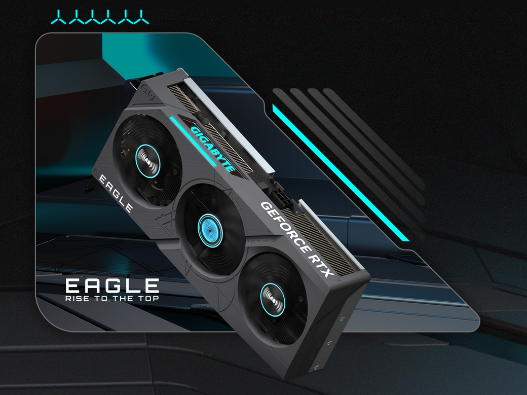 Видео карта Nvidia GF RTX 4070, 12GB, Gigabyte EAGLE, OC, PCI-E 4.0, GDDR6X, 192-bit, DisplayPort, HDMI - характеристика 1