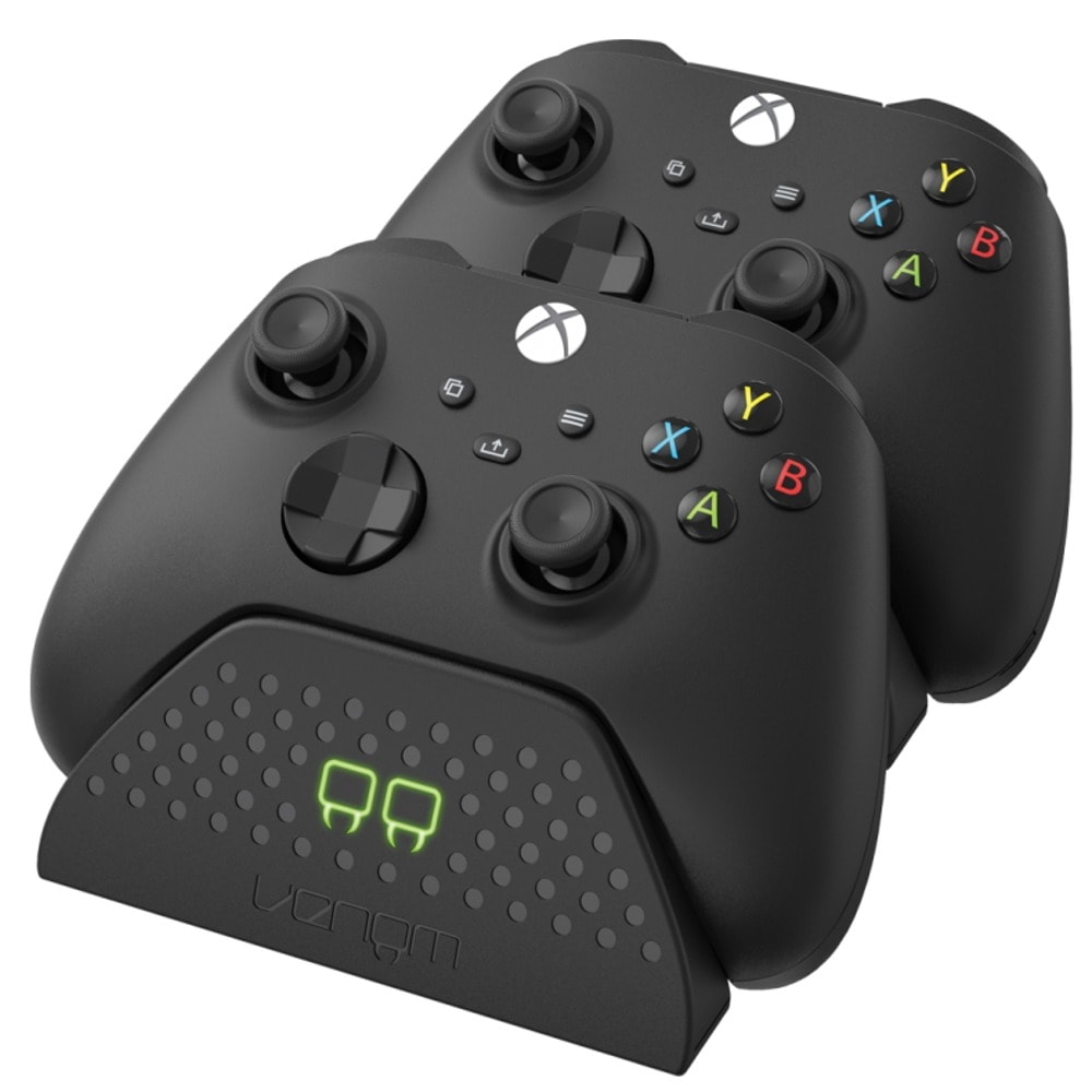 Докинг станция Venom VS2881, за зареждане на Xbox Series X/S контролери, 2x презареждаеми батерии, черна - характеристика 1
