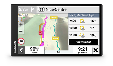 Навигация за кемпер Garmin CamperCam 795, 6.96" (17.7cm) WSVGA IPS Touch дисплей, 32GB вградена памет, вградена 1080@30fps камера, трафик приемник, безплатни актуализации, Wi-Fi, Bluetooth - характеристика 15