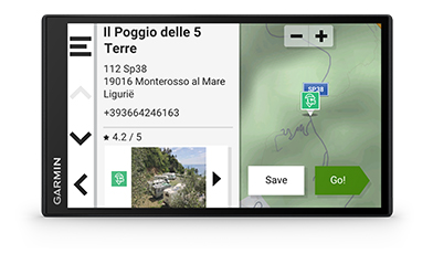 Навигация за кемпер Garmin CamperCam 795, 6.96" (17.7cm) WSVGA IPS Touch дисплей, 32GB вградена памет, вградена 1080@30fps камера, трафик приемник, безплатни актуализации, Wi-Fi, Bluetooth - характеристика 9