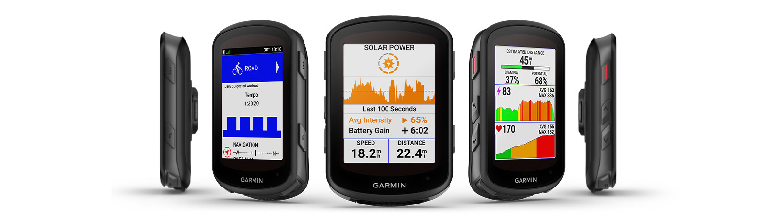 Навигация за велосипед Garmin Edge 540 (010-02694-31), 2.6" (6.6cm) дисплей, 16GB вградена памет, до 32 часа време на работа, соларно зареждане, Bluetooth, ANT+, Wi-Fi - характеристика 1