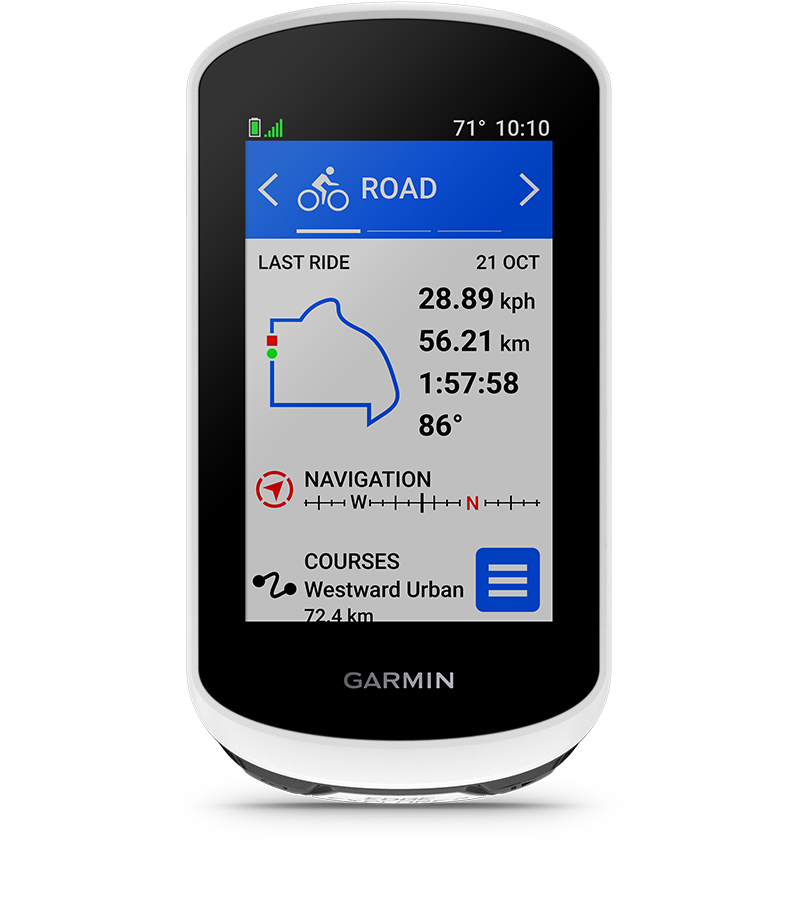 Навигация за велосипед Garmin Edge Explore 2, 3" (7.62cm) цветен Touch дисплей, 16GB вградена памет, IPX7 водоустойчивост, базова карта, Bluetooth, ANT+, Wi-Fi - характеристика 2