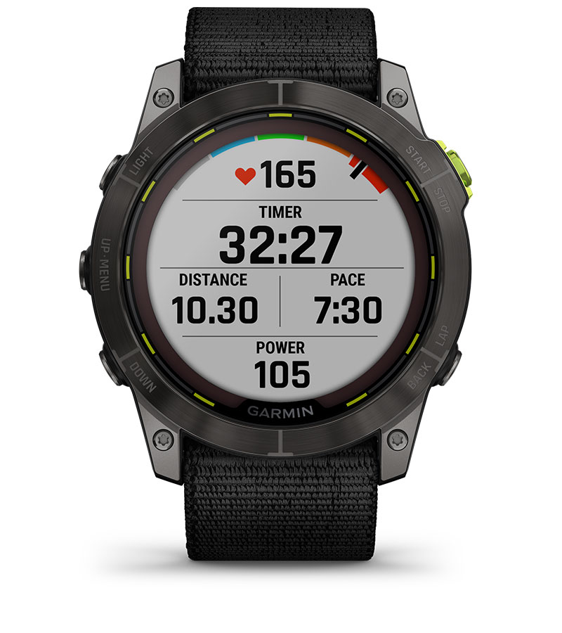 Смарт часовник Garmin Enduro 2, 1.4" (3.55cm) трансфлективен MIP дисплей, до 34 дни време на работа, соларно зареждане, 10ATM, 32GB вградена памет, GPS, пулсоксиметър, Mult-frequency позициониране, спортни режими, Blueooth, ANT+, Wi-Fi, черен - характеристика 17