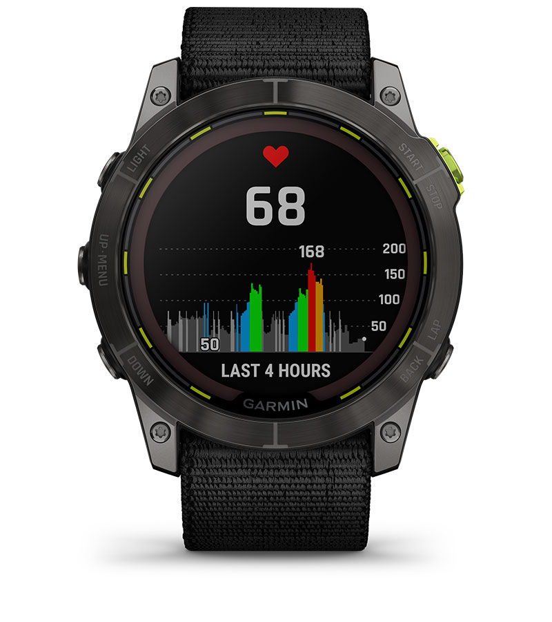 Смарт часовник Garmin Enduro 2, 1.4" (3.55cm) трансфлективен MIP дисплей, до 34 дни време на работа, соларно зареждане, 10ATM, 32GB вградена памет, GPS, пулсоксиметър, Mult-frequency позициониране, спортни режими, Blueooth, ANT+, Wi-Fi, черен - характеристика 27