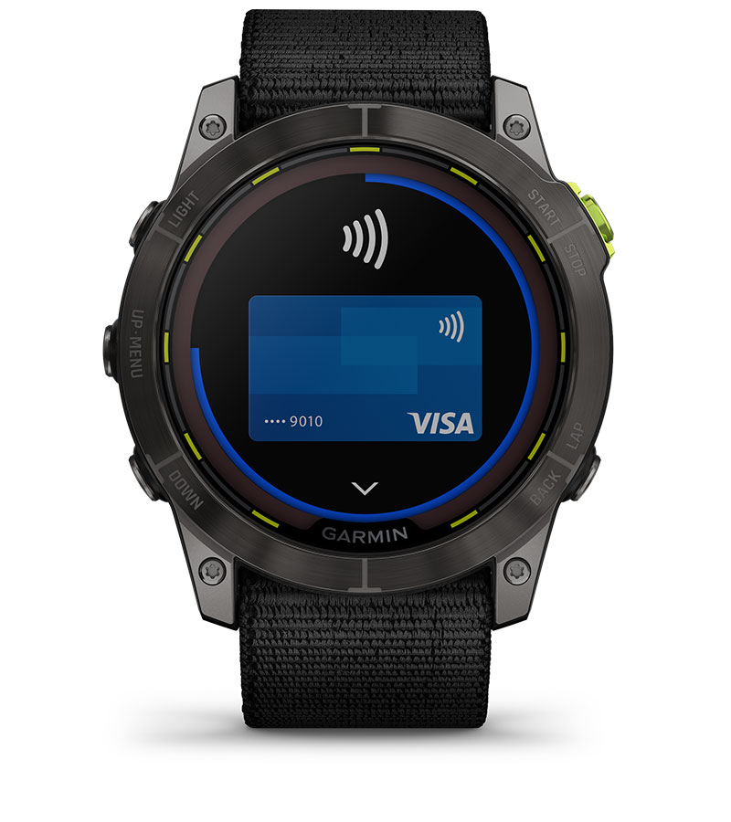 Смарт часовник Garmin Enduro 2, 1.4" (3.55cm) трансфлективен MIP дисплей, до 34 дни време на работа, соларно зареждане, 10ATM, 32GB вградена памет, GPS, пулсоксиметър, Mult-frequency позициониране, спортни режими, Blueooth, ANT+, Wi-Fi, черен - характеристика 36