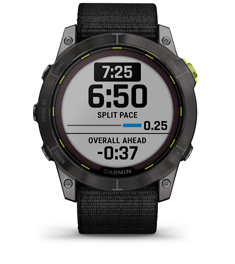 Смарт часовник Garmin Enduro 2, 1.4" (3.55cm) трансфлективен MIP дисплей, до 34 дни време на работа, соларно зареждане, 10ATM, 32GB вградена памет, GPS, пулсоксиметър, Mult-frequency позициониране, спортни режими, Blueooth, ANT+, Wi-Fi, черен - характеристика 7