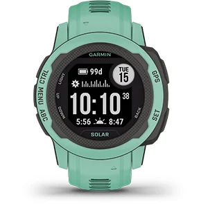 Смарт часовник Garmin Instinct 2S Solar 40mm (Graphite), два прозореца 0.79" x 0.79" (2 cm) трансфлективен MIP дисплей, Bluetooth, ANT+, GPS, 32MB вградена памет, мониторинг на съня, соларно зареждане, 10ATM, до 51 дни време на работа, черен - характеристика 11
