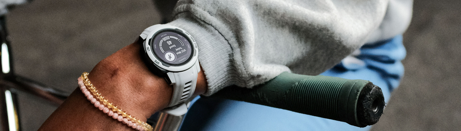 Смарт часовник Garmin Instinct 2S Solar 40mm (Graphite), два прозореца 0.79" x 0.79" (2 cm) трансфлективен MIP дисплей, Bluetooth, ANT+, GPS, 32MB вградена памет, мониторинг на съня, соларно зареждане, 10ATM, до 51 дни време на работа, черен - характеристика 13