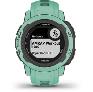 Смарт часовник Garmin Instinct 2S Solar 40mm (Graphite), два прозореца 0.79" x 0.79" (2 cm) трансфлективен MIP дисплей, Bluetooth, ANT+, GPS, 32MB вградена памет, мониторинг на съня, соларно зареждане, 10ATM, до 51 дни време на работа, черен - характеристика 15