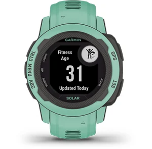 Смарт часовник Garmin Instinct 2S Solar 40mm (Graphite), два прозореца 0.79" x 0.79" (2 cm) трансфлективен MIP дисплей, Bluetooth, ANT+, GPS, 32MB вградена памет, мониторинг на съня, соларно зареждане, 10ATM, до 51 дни време на работа, черен - характеристика 26
