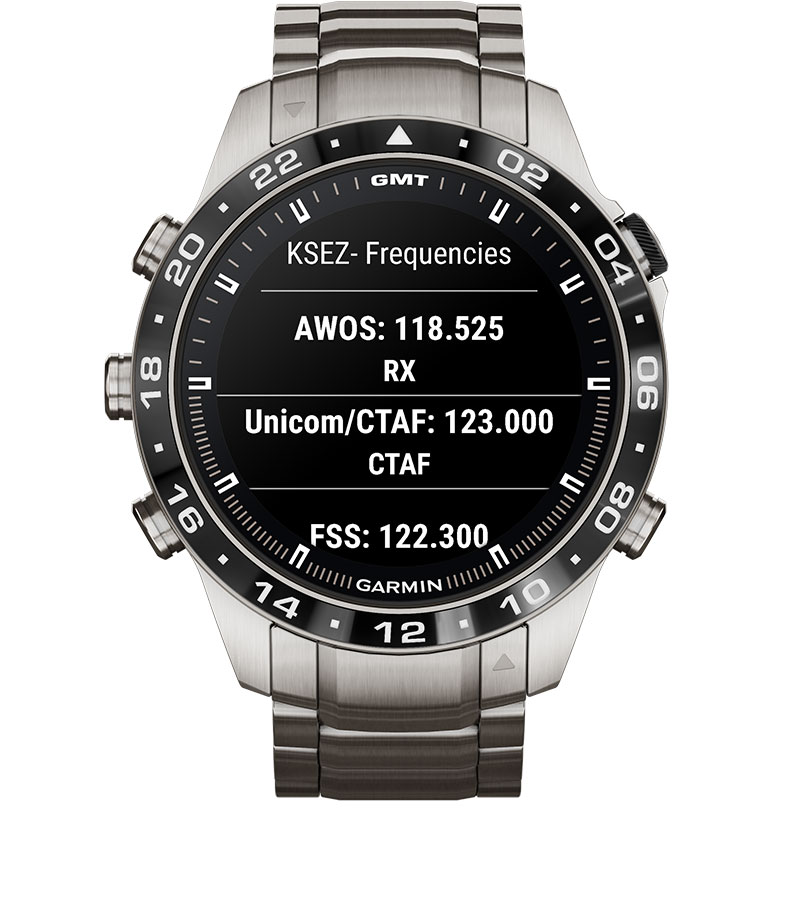 Смарт часовник Garmin MARQ Aviator (Gen 2), 1.2" (3.04cm) AMOLED дисплей, корпус от титаниево покритие, до 16 дни време на работа, 10ATM, 32GB вградена памет, GPS, пулсоксиметър, следене на съня, Bluetooth, ANT+, Wi-Fi, сребрист - характеристика 13