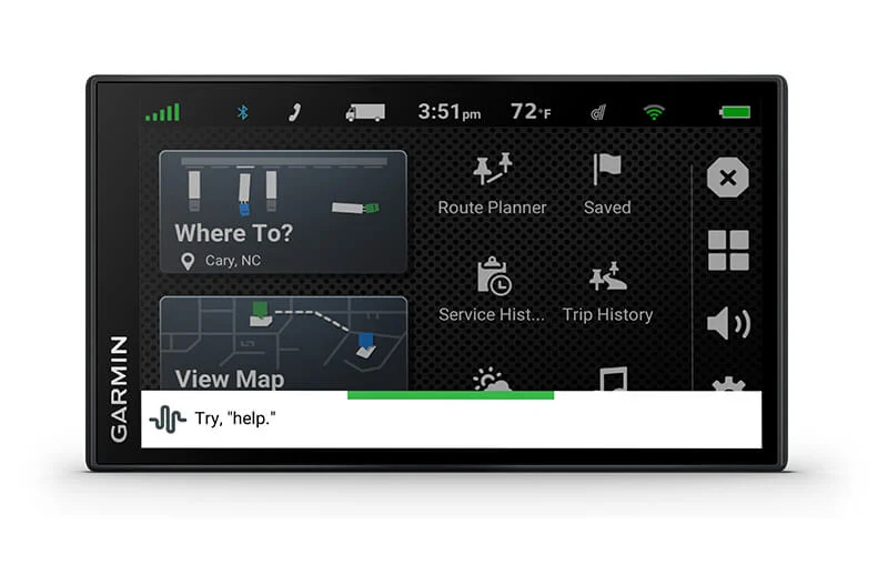 Навигация за камион Garmin dezlCam LGV710, 6.95" (17.7cm) IPS сензорен дисплей, 32GB вградена памет, слот за microSD, вградена 1080p@30fps камера, карта на Европа, безплатни актуализации, Bluetooth, Wi-Fi - характеристика 13