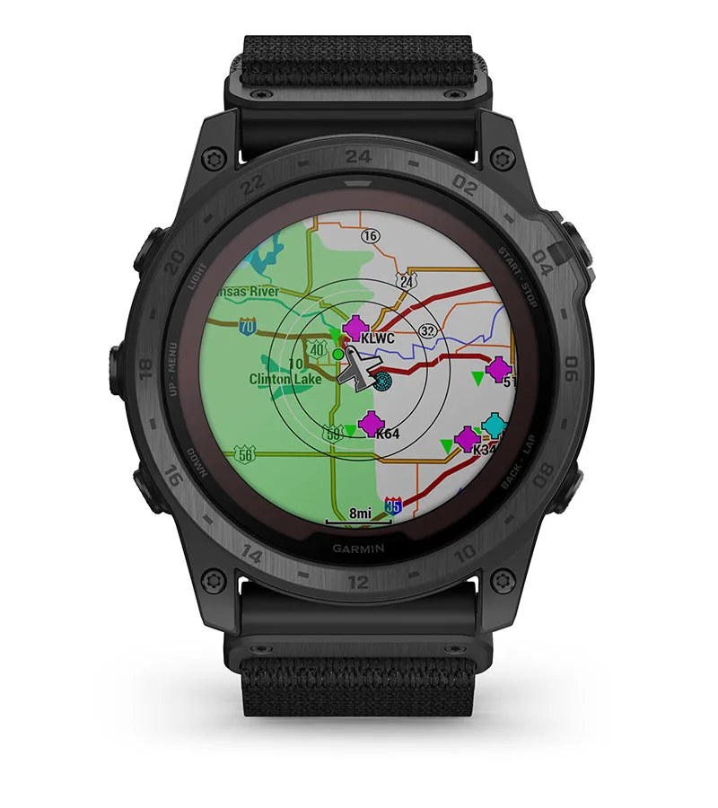 Смарт часовник Garmin tactix 7 Standart Edition, 1.4" (3.56cm) трансфлективен MIP дисплей, до 28 дни време на работа, 10ATM, GPS, спортни режими, пулсоксиметър, следене на съня, Bluetooth, ANT+, Wi-Fi, черен - характеристика 11