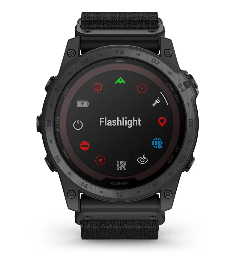 Смарт часовник Garmin tactix 7 Standart Edition, 1.4" (3.56cm) трансфлективен MIP дисплей, до 28 дни време на работа, 10ATM, GPS, спортни режими, пулсоксиметър, следене на съня, Bluetooth, ANT+, Wi-Fi, черен - характеристика 3
