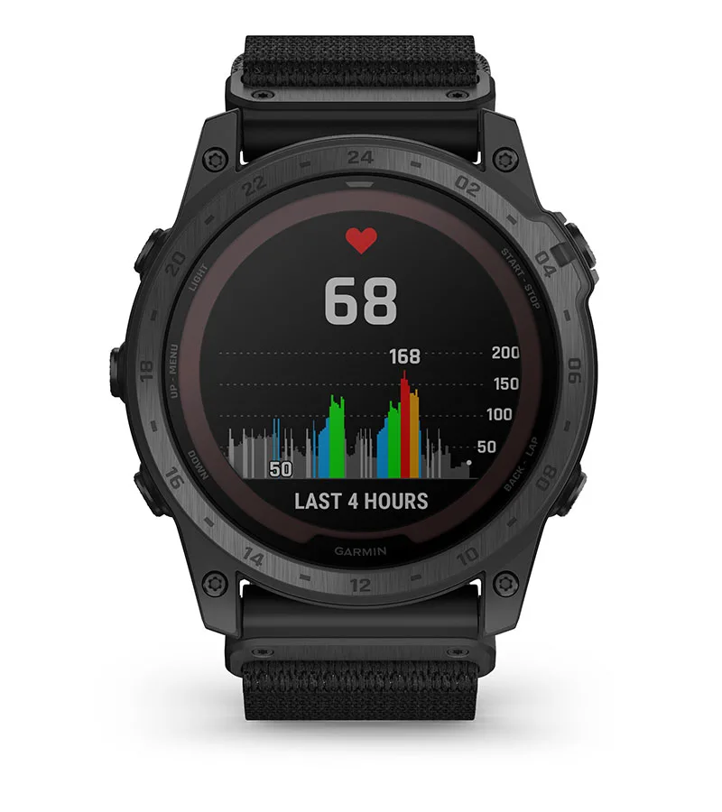 Смарт часовник Garmin tactix 7 Standart Edition, 1.4" (3.56cm) трансфлективен MIP дисплей, до 28 дни време на работа, 10ATM, GPS, спортни режими, пулсоксиметър, следене на съня, Bluetooth, ANT+, Wi-Fi, черен - характеристика 33