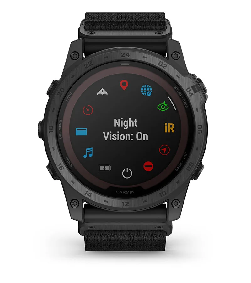 Смарт часовник Garmin tactix 7 Standart Edition, 1.4" (3.56cm) трансфлективен MIP дисплей, до 28 дни време на работа, 10ATM, GPS, спортни режими, пулсоксиметър, следене на съня, Bluetooth, ANT+, Wi-Fi, черен - характеристика 4