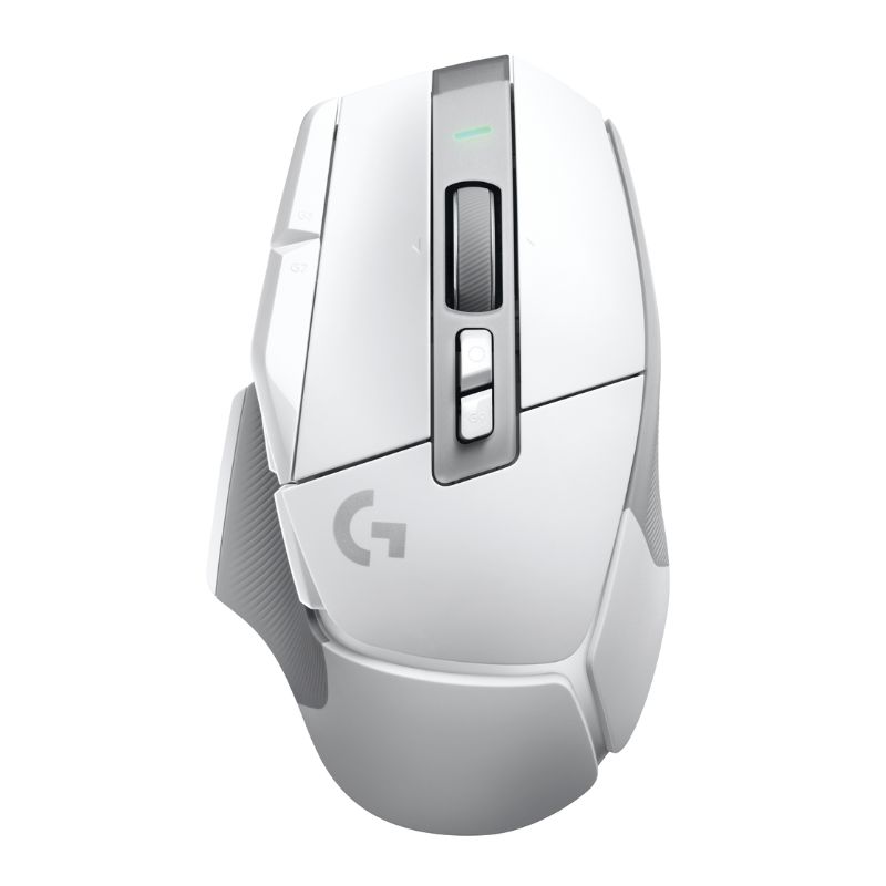 Мишка Logitech G502 X Lightspeed, оптична (25 600 dpi), безжична, USB, бяла, гейминг - характеристика 1