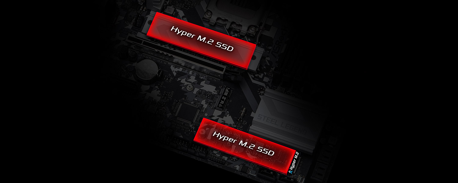 Дънна платка ASRock B660M Steel Legend, B660, LGA 1700, DDR4, PCI-E 5.0, (DP&HDMI), 6x SATA 6Gb/s, 2x M.2, 4x USB 3.2 Gen1, Micro ATX - характеристика 6