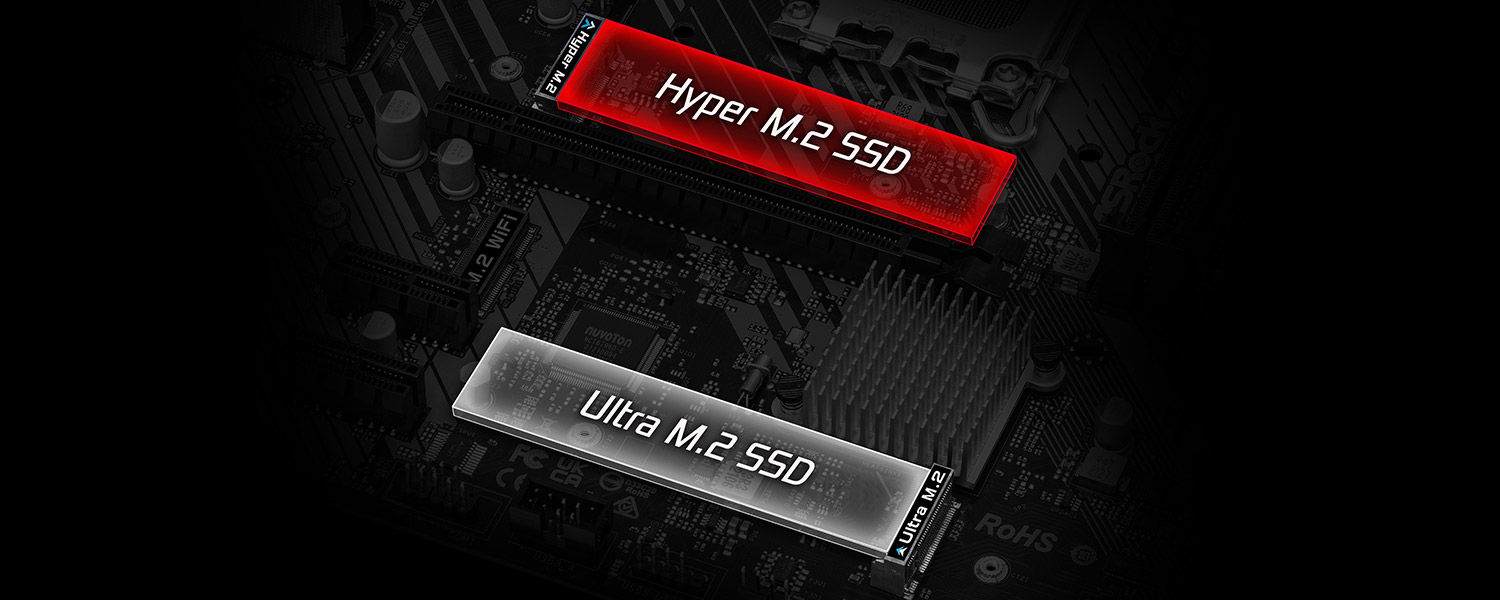 Дънна платка ASRock B660M-HDV, B660, LGA 1700, DDR4, PCI-E 4.0, (DP&HDMI&VGA), 4x SATA 6Gb/s, 2x M.2, 1x USB 3.2 Gen1 Type-C, Micro ATX - характеристика 2