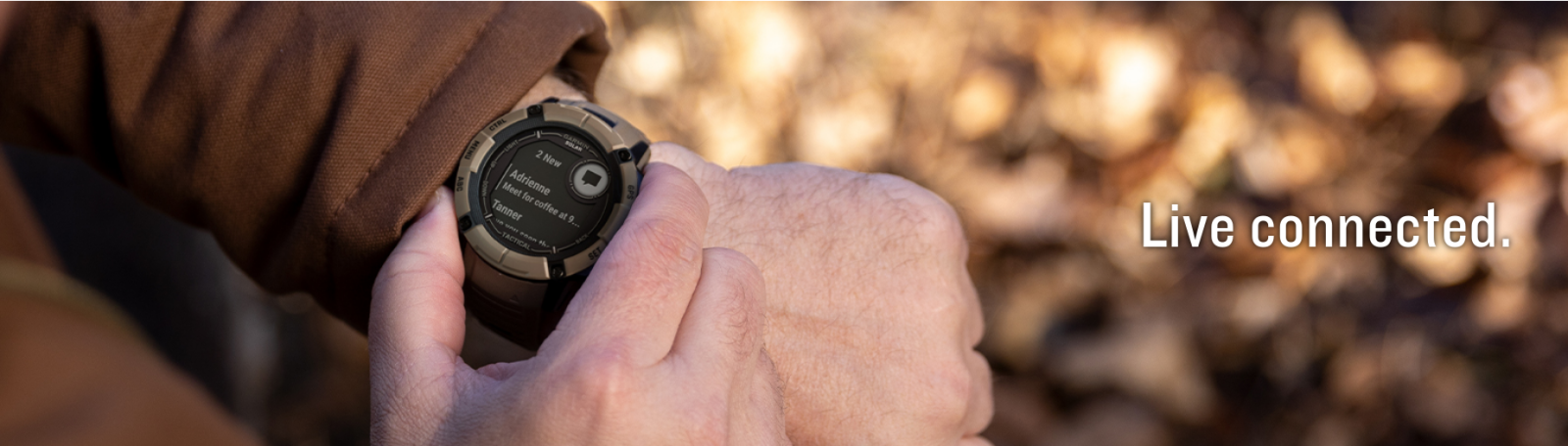 Смарт часовник Garmin Instinct 2X Solar Tactical Edition Coyote, 1.1" x 1.1" (2.7 x 2.7cm), MIP дисплей, до 60 часа време на работа в GPS режим, пулсомер, слънчево зареждане, GPS, фитнес режими, кафяв - характеристика 19