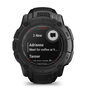 Смарт часовник Garmin Instinct 2X Solar Tactical Edition Coyote, 1.1" x 1.1" (2.7 x 2.7cm), MIP дисплей, до 60 часа време на работа в GPS режим, пулсомер, слънчево зареждане, GPS, фитнес режими, кафяв - характеристика 20