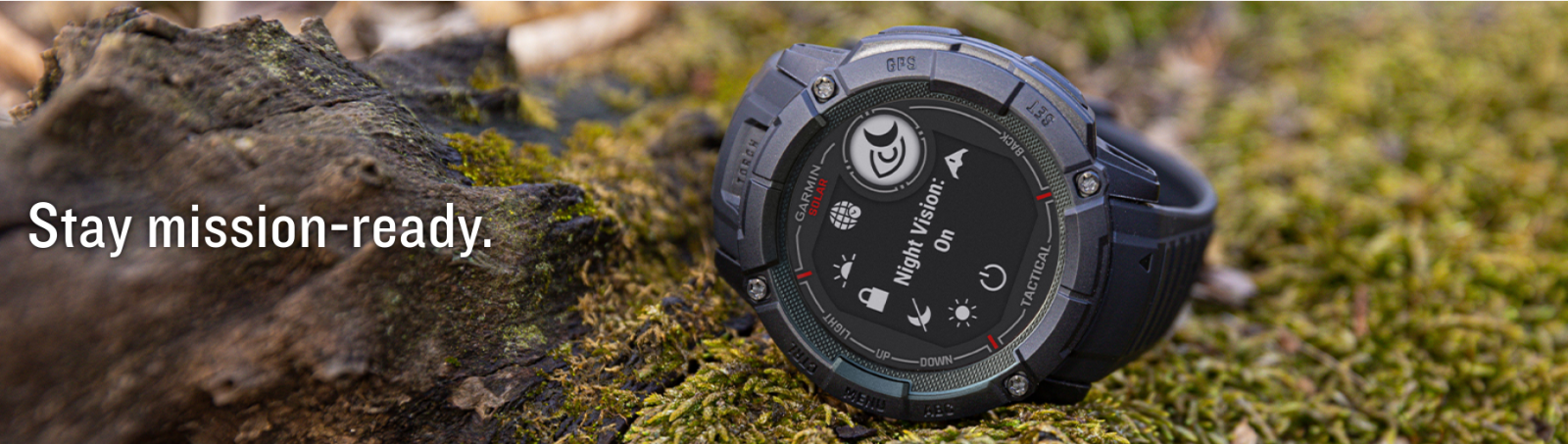Смарт часовник Garmin Instinct 2X Solar Tactical Edition Coyote, 1.1" x 1.1" (2.7 x 2.7cm), MIP дисплей, до 60 часа време на работа в GPS режим, пулсомер, слънчево зареждане, GPS, фитнес режими, кафяв - характеристика 8