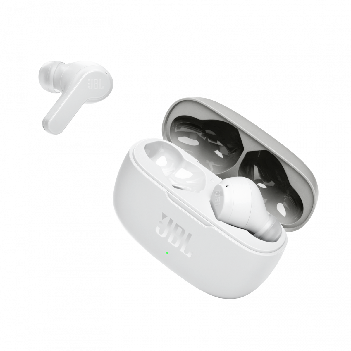 Слушалки JBL Wave 200TWS (JBLW200TWSWHT), безжични, микрофон, Bluetooth, тип "тапи", кутия за зареждане, до 5 часа време на работа, бели - характеристика 1