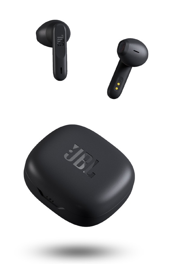 Слушалки JBL Wave 300TWS (JBLW300TWSBLK), безжични, микрофон, Bluetooth, тип "тапи", кутия за зареждане, до 6 часа време на работа, черни - характеристика 1