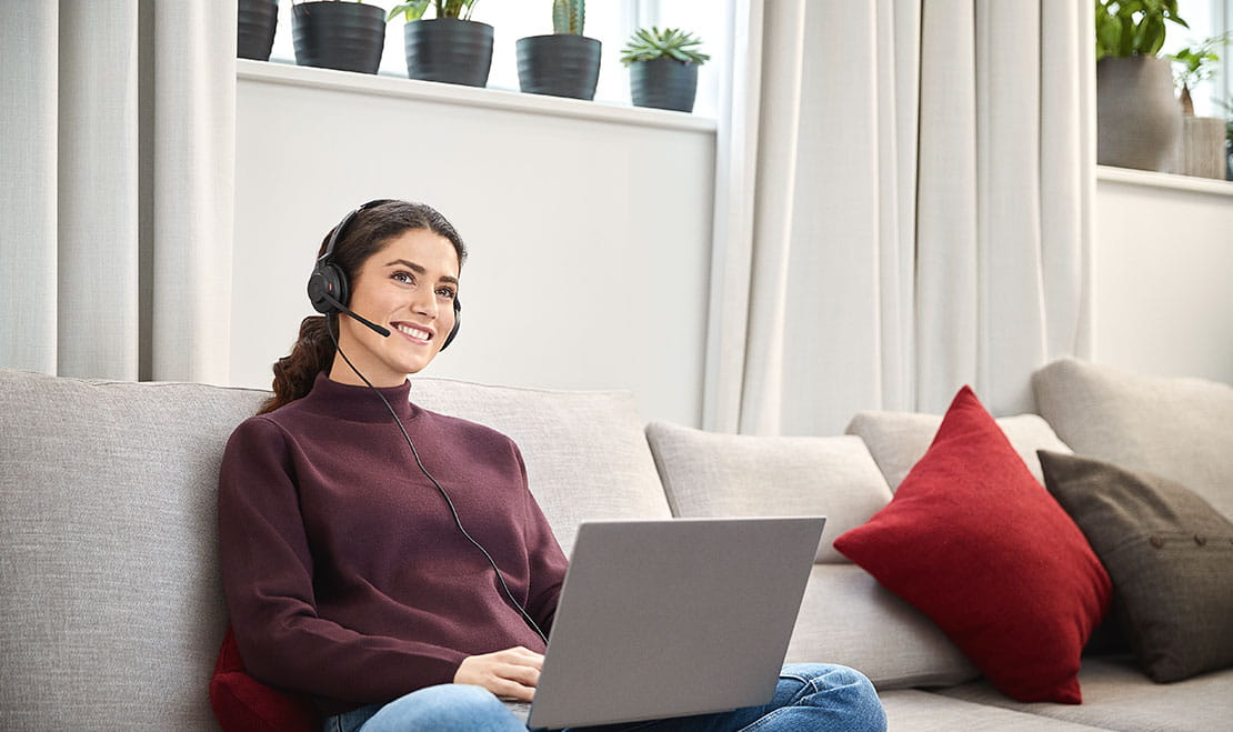 Слушалки Jabra Evolve2 30 UC Stereo, шумопотискащ микрофон, 28mm драйвери, USB-A, черни - характеристика 1