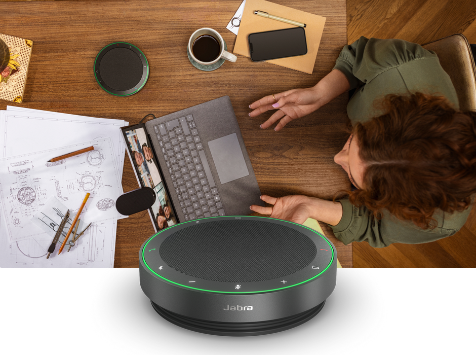Конферентен говорител Jabra Speak 2 75, IP64 защита, 4 шумопотискащи микрофона, до 32 часа време за разговори, Bluetooth, сив - характеристика 5