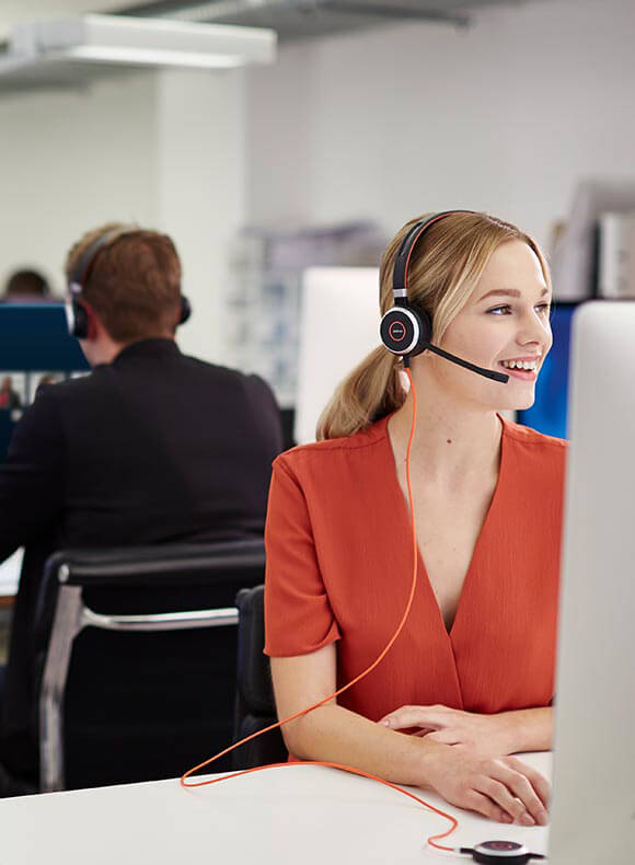 Слушалки Jabra Evolve 40 HS Stereo, микрофон, 3.5 жак, черни - характеристика 1